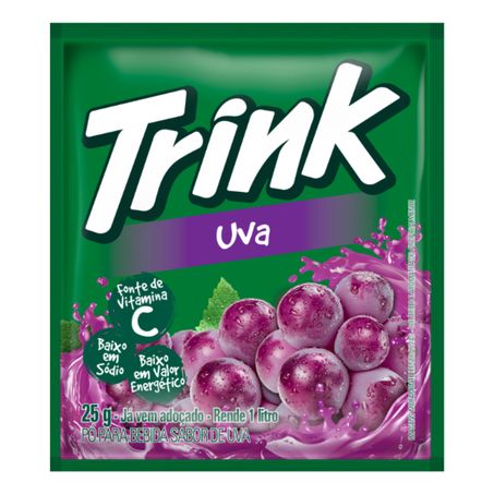Refresco em pó uva trink