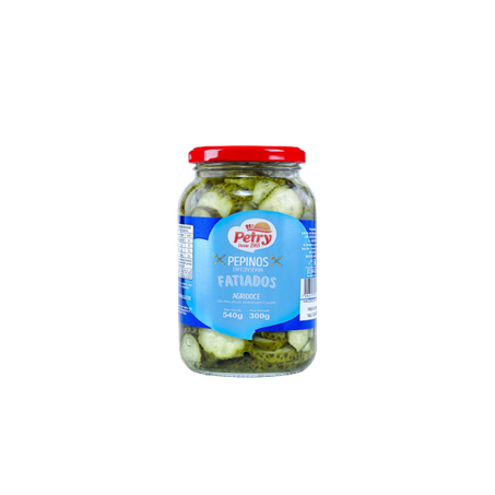 PEPINOS CONSERVA PETRY 300G AGRIDOCE