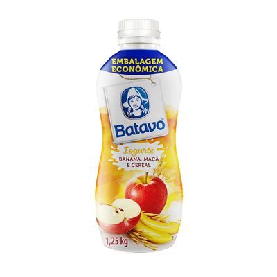 Iogurte líquido banana maçã e cereal batavo 1.250kg