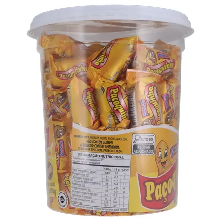 PACOCA AMENDUPA ROLHA EMBRULHADA POTE 1KG 360-12