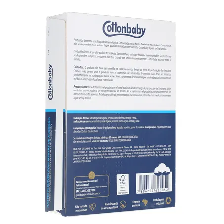 HASTE FLEXÍVEL COTTONBABY CX 150UN 360-15