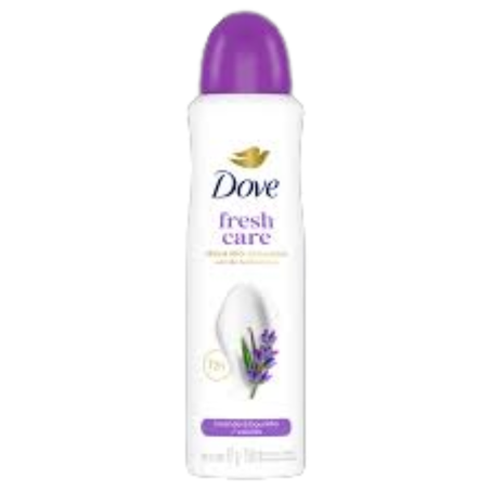 Desodorante aerosol dove fem 150ml fresh care lavanda