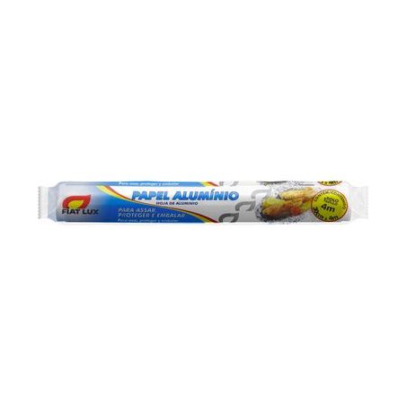 Papel aluminio fiat lux 30cmx4mt