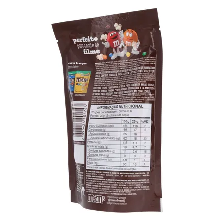 CHOC.M&MS 148G AO LEITE POUCH 360-21