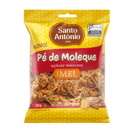 PE DE MOLEQUE C/MEL SANTO ANTONIO 200 G           