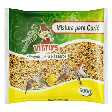 RAÇÃO PARA PÁSSAROS CURIÓ VITTU'S