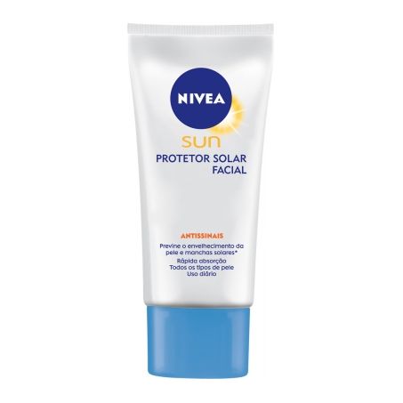 Bloqueador facial nivea sun 50g fps30