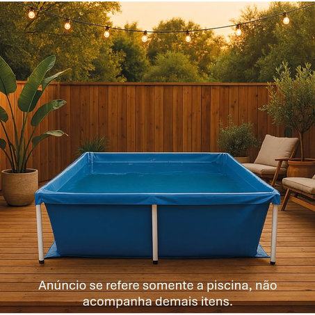 PISCINA PLÁSTICA MOR 2000L 1,87X1,87X0,58MT UND 360-2