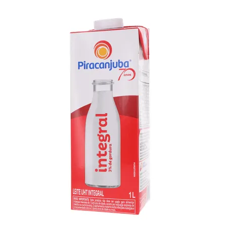 LEITE LONGA VIDA PIRACANJUBA INTEGRAL 1L 360-2
