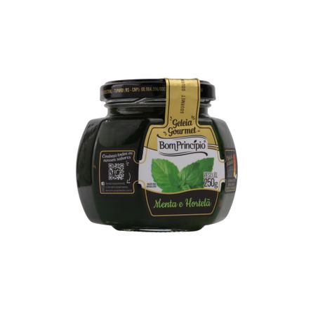 GELEIA BOM PRINCIPIO GOURMET MENTA E HORTELA 250G  360-56