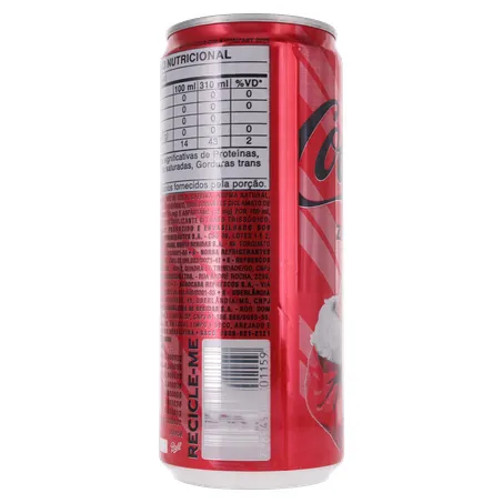 Refrigerante Coca-Cola Original Sem Açúcar Lata 310ml 360-24