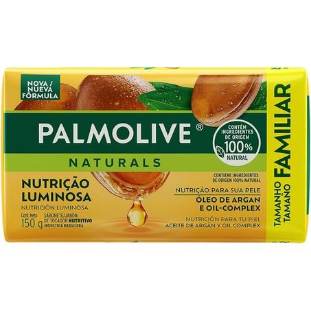 Sabonete palmolive nutrião luminosa tamanho familiar pacote 150g