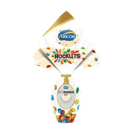 Ovo arcor rocklets branco 220gr