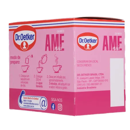 CHÁ DR. OETKER AME MAIS C/10 UNIDADES 360-23