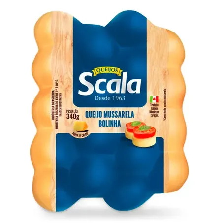 QUEIJO SCALA MUSSARELA BOLINHA 340G