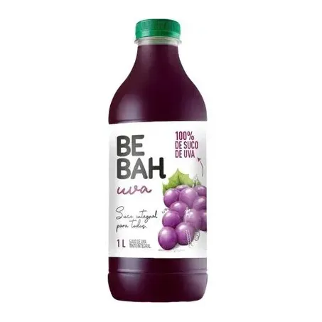 Suco Integral De Uva Bebah Tto Pet 1l