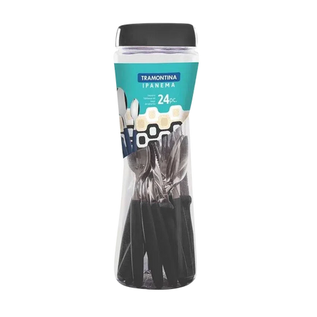 Faqueiro ipanema preto 24p tram23399-091