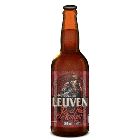 Cerveja Leuven Red Ale Knight Garrafa 500ml