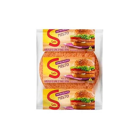 HAMBÚRGUER SADIA 56G MISTO