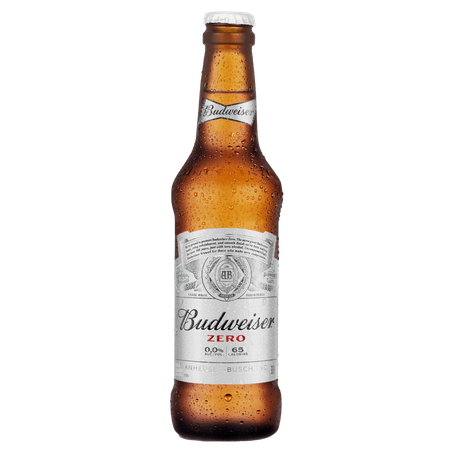 Cerveja Budweiser Zero Álcool Garrafa 330ml
