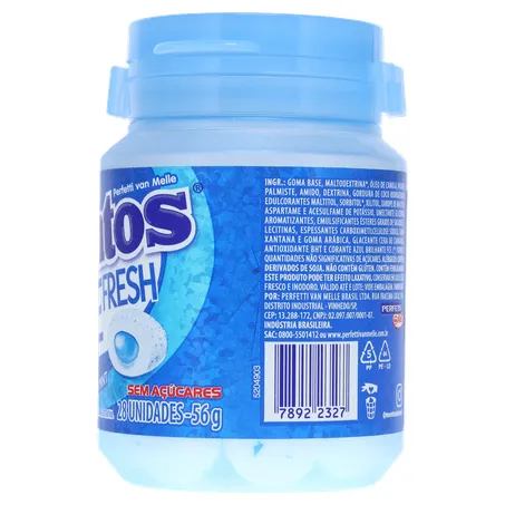 Goma de Mascar Mentos Pure Fresh Fresh Mint Sachê 6G 360-1