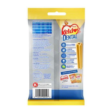 Petisco Keldog Dental para Cães Porte Mini e Pequeno 35g 360-1