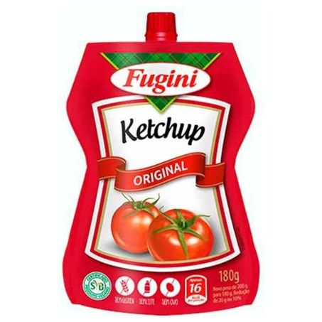KETCHUP FUGINI 180G SACHE CX 36.0