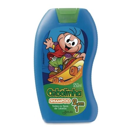 Shampoo Infantil Betulla Cebolinha Kids 3 em 1 Embalagem 260ML