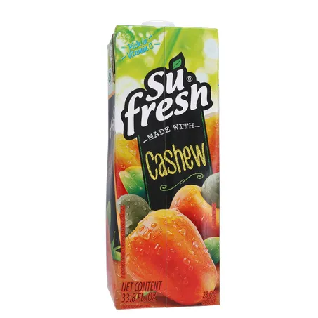Bebida de Fruta Adoçada Su Fresh Caju Caixa com Tampa 1lt 360-17