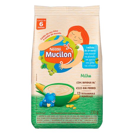 CEREAL INFANTIL MILHO NESTLÉ MUCILON SACHÊ