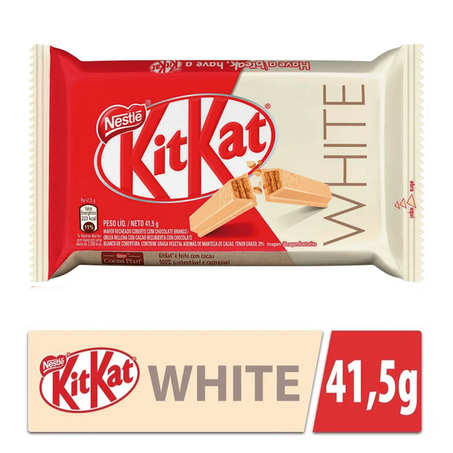 CHOCOLATE KITKAT NESTLÉ BRANCO (WHITE) 41,5G