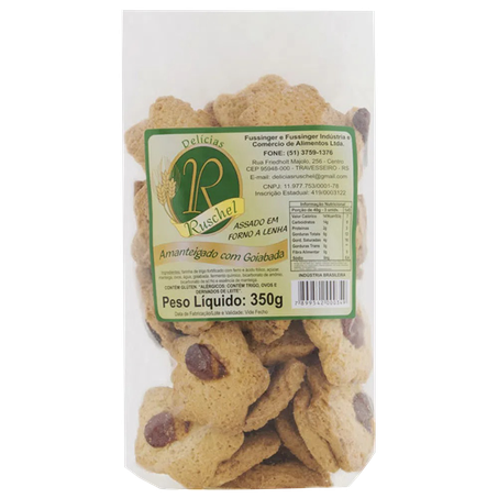 Biscoito Amanteigado Ruschel C Goiaba 350g