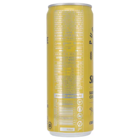 Cerveja Lager Skol American Premium Puro Malte Lata 350ml 360-25