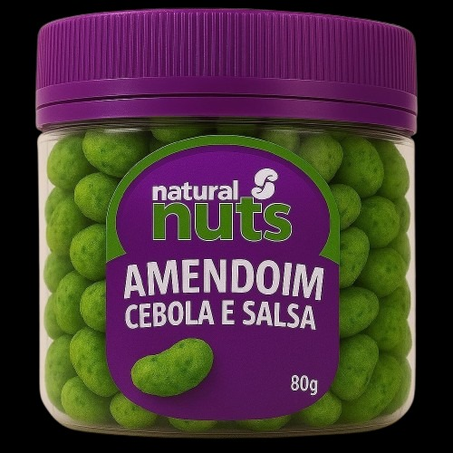 Amendoim Natural Nuts Sabor Cebola e Salsa 250G