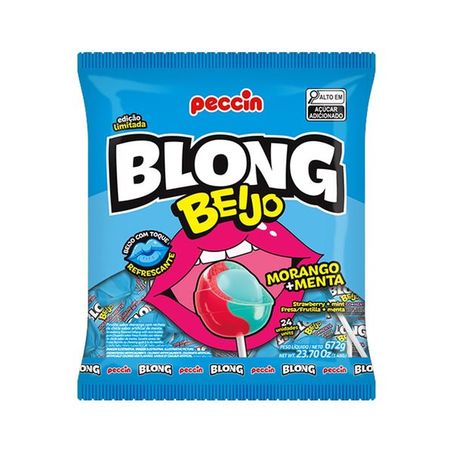 Pirulito 672g Peccin Blong Beijo