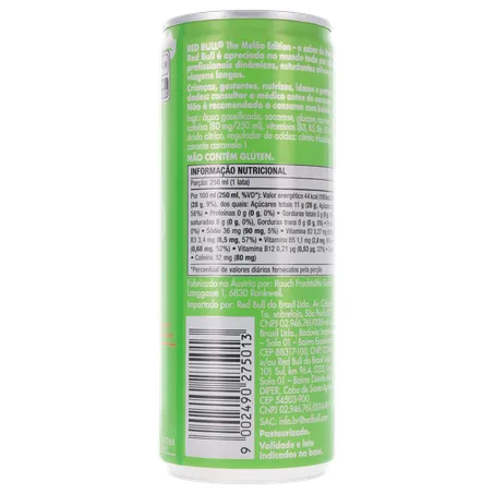 BEBIDA ENERGÉTICA RED BULL MARACUJÁ/MELÃO 250ML 360-14