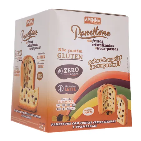 PANETTONE AMINNA S/GLÙTEN 240G 360-6