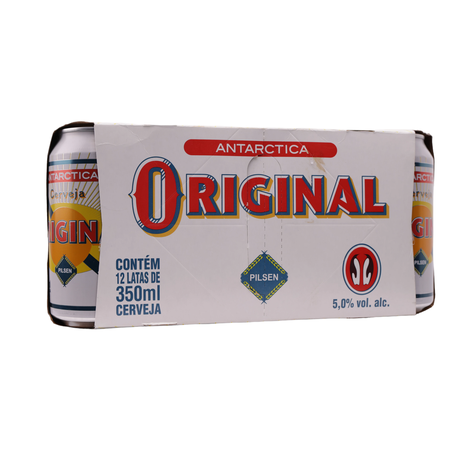 Cerveja antarctica original pilsen 350ml caixa com 12un 360-28