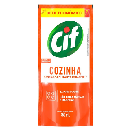 Limpador CIF Especialista Cozinha 450 ml Refil Econômico 360-1