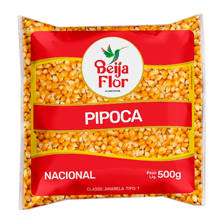 Milho Pipoca Beija Flor 500g Nacional