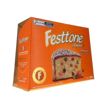 Panettone de Páscoa Festtone Frutas Cristalizadas e Damasco 400G 360-14