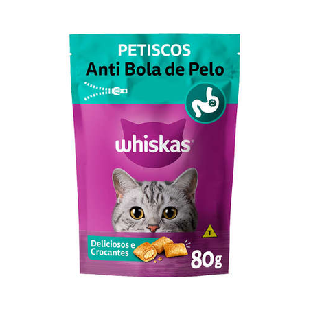 WHISKAS TEMPTATIONS ANTI BOLAPELO 40G