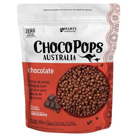 Cereal Matinal Harts ChocoPops Zero Açúcar 200g