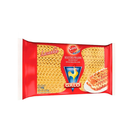 Massa de Sêmola Galo para Lasanha 500G