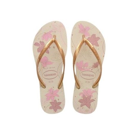 CHINELO HAVAIANAS SLIM ORGANIC PTO/CZ/OURO 35/36