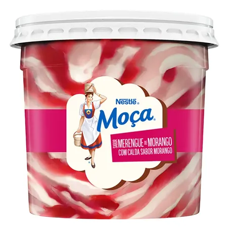 Sorvete Nestle 713ml Moca Morango Caldas