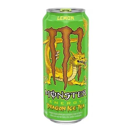Monster Energético Dragon Ice Tea Limão 473Ml