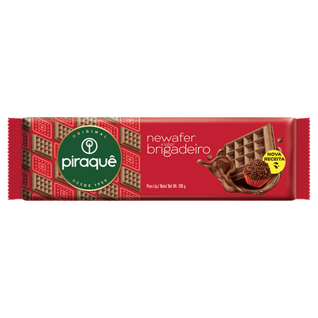 Wafer piraque brigadeiro newafer 100g