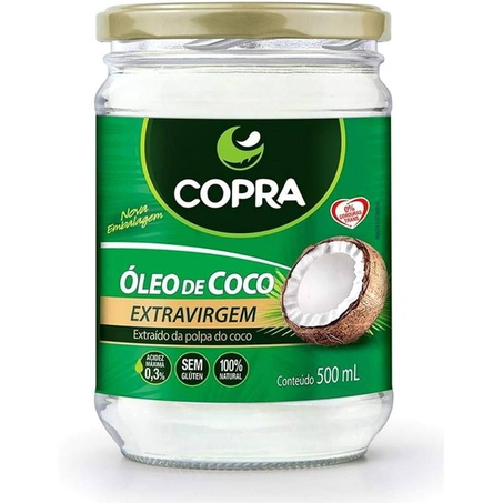 ÓLEO DE COCO COPRA EXTRA VIRGEM 500ML