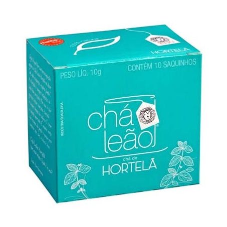 CHA ERVAS HORTELA LEAO 10G C/10 SCH